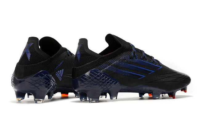 Botas de fútbol Campo X SpeedFlow FG negras y azul oscuro