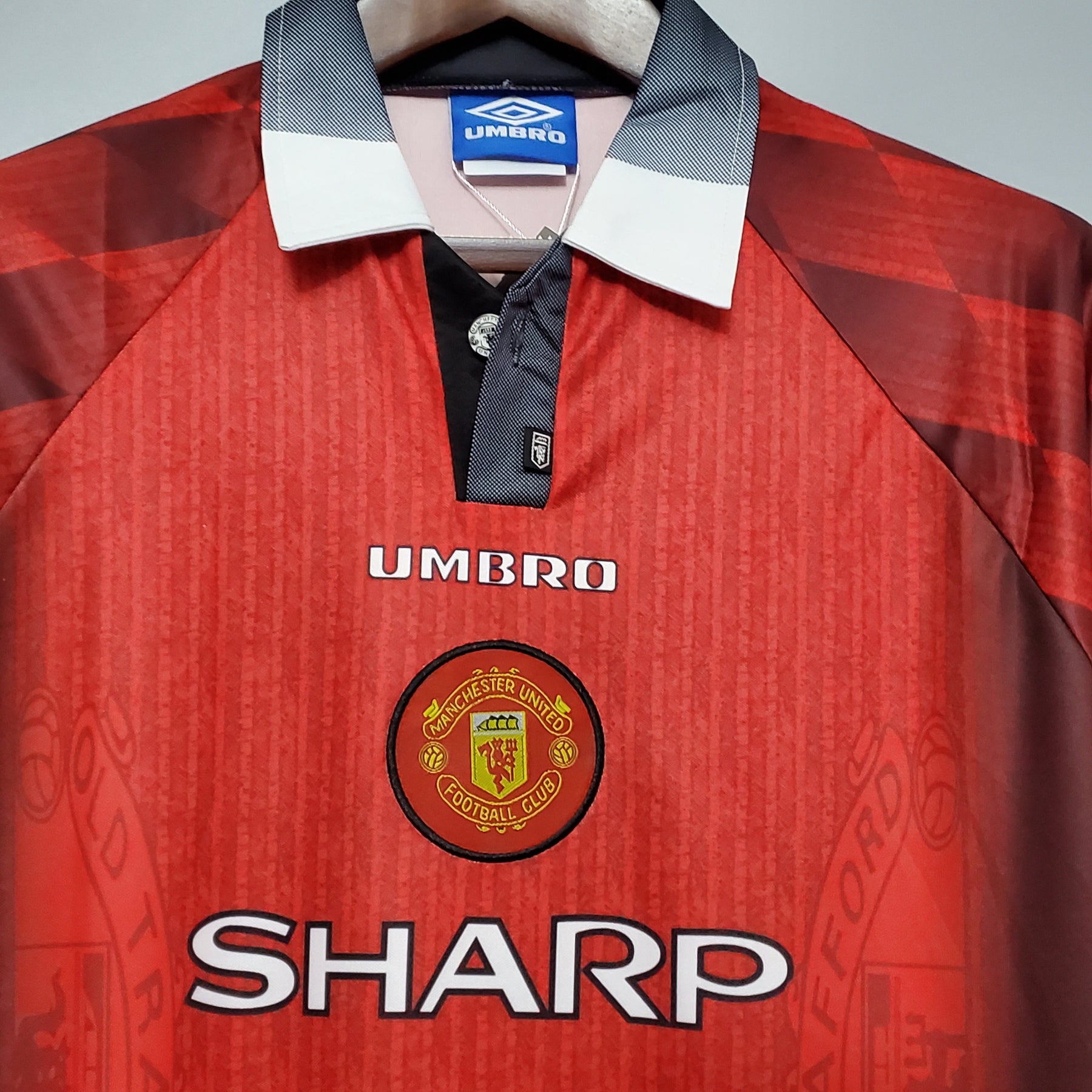 Retro de la casa del Manchester United de 1996 