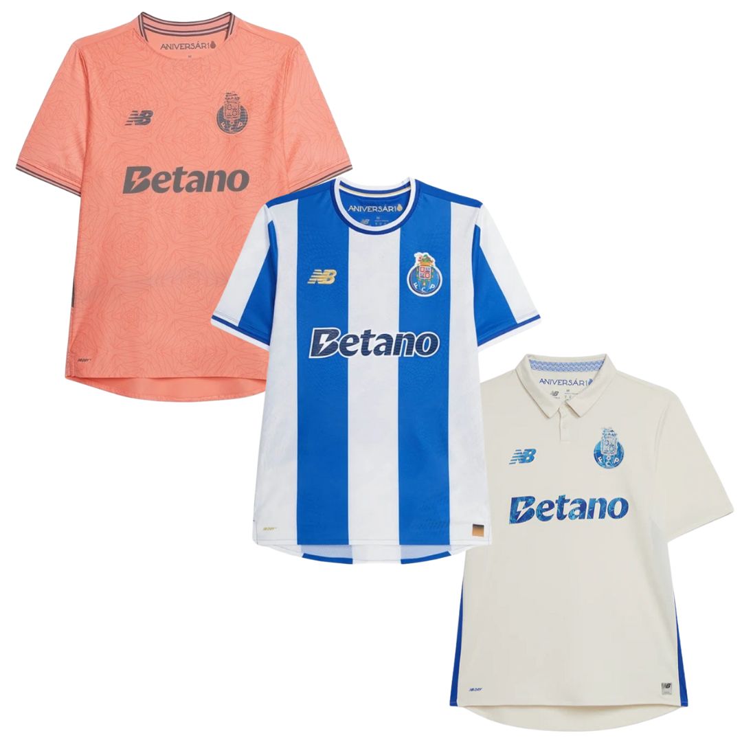 FC Porto Fan Jersey Home, Away and Third 2025/26 - Kit 3 Fan Jersey