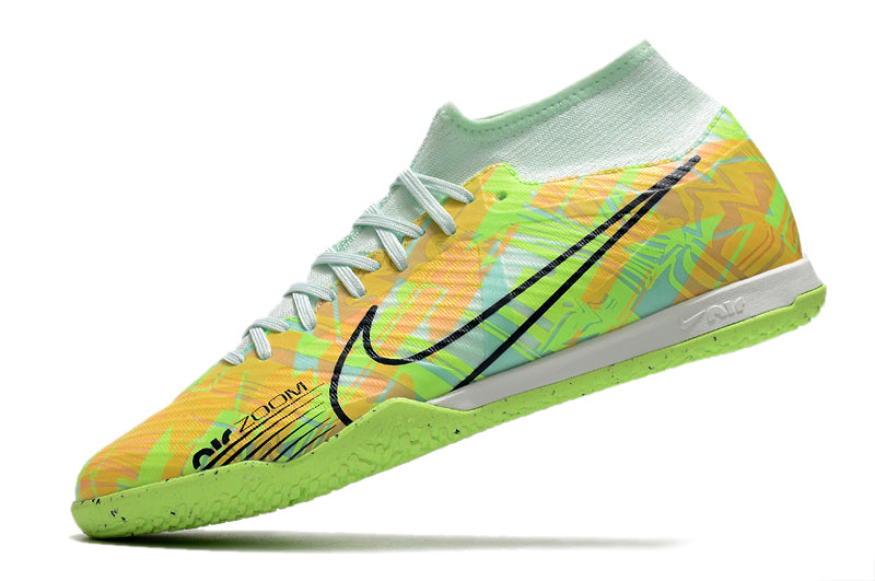 Botas de fútbol sala Air Zoom Superfly 9 TF - Verde - Caña alta