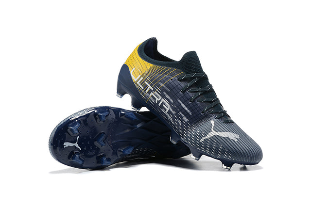 Botas de fútbol de campo Ultra FG azul/amarillo