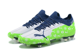 Ultra FG White/Green Field Football Boots