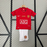 Kit infantil Manchester United 07/08 retro 