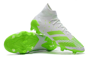 Botas de fútbol de caña alta Predator Mutator .1 FG en blanco y verde