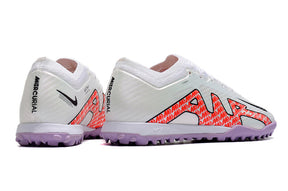 Air Zoom TF White/Purple Low Soccer Cleats