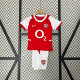 Kit infantil Arsenal local 02/04 Retro 