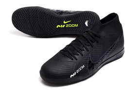 Botas de fútbol sala Air Zoom Superfly 9 TF, color negro y caña alta