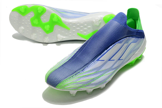 Botas de fútbol Campo X SpeedFlow FG verde/azul