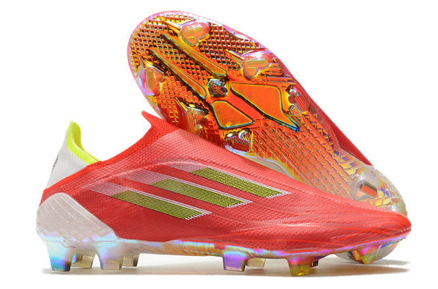 Botas de fútbol Campo X SpeedFlow FG rojas