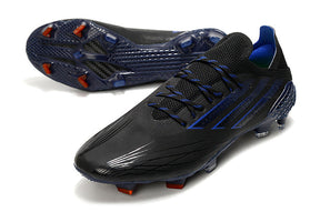 Botas de fútbol Campo X SpeedFlow FG negras y azul oscuro