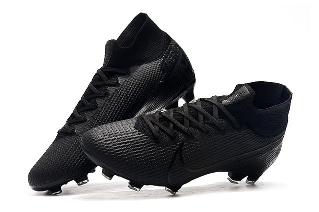 Botas de fútbol de caña alta Superfly 7 Elite SE FG totalmente negras