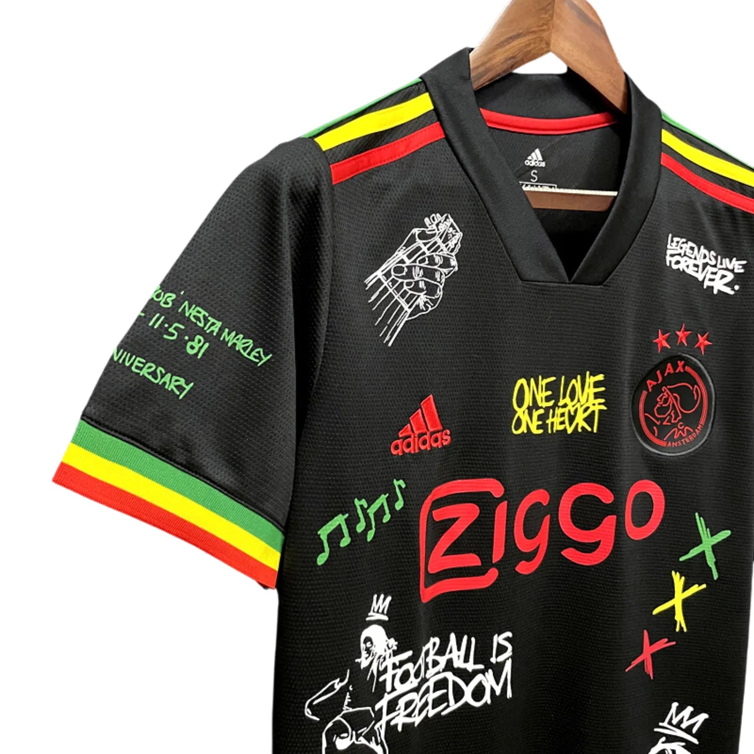 Ajax third 2021/22 - Limited Edition Bob Marley x Ajax Tribute