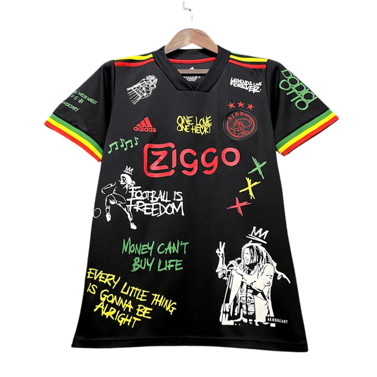 Ajax third 2021/22 - Limited Edition Bob Marley x Ajax Tribute