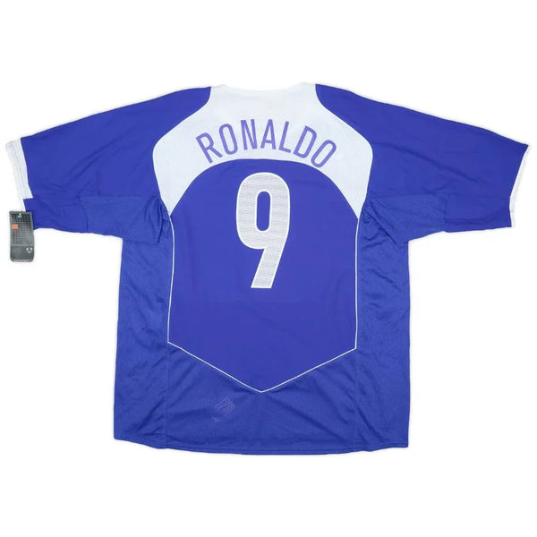 Ronaldo 9 Brazil Away Retro 2004