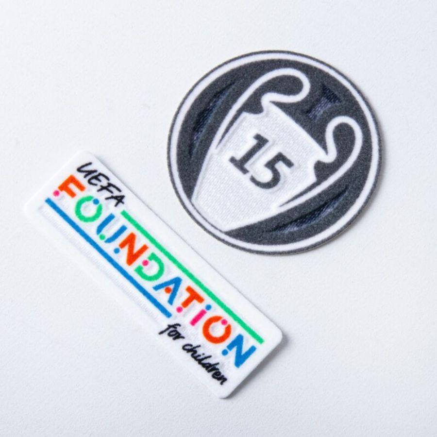 Real Madrid Home Fan Jersey 2024/25 Patches UCL UEFA Foundation (Official Printing)