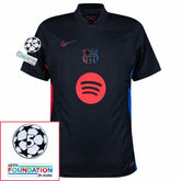 Barcelona Away 2024/25 Patches UCL UEFA Foundation (Official Printing)