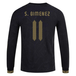 Mexico Santiago Giménez 2025 Special Edition Long Sleeve Authentic Player Third Jersey by adidas