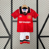 Kit infantil Manchester United local 94/96 retro