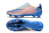 Botas de fútbol Campo X Ghosted FG azul/rosa