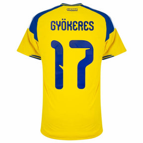 Sweden Home Györkeres 17 Authentic Player Shirt 2026-2027 World Cup