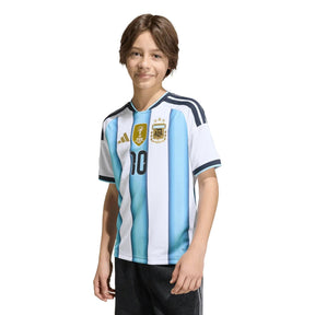 Kids Kit Argentina Home Messi 10 Fan Jersey Shirt 2026 World Cup