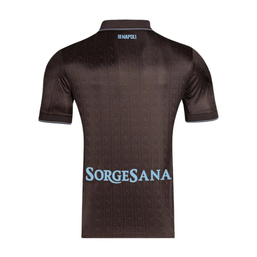 Napoli Third Fan Jersey 2025/26 Patches UCL + 10th Anniversary UEFA.