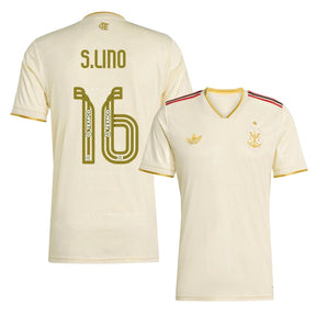 Flamengo Third Samuel Lino 16 Fan Jersey 2025/26 Official Printing