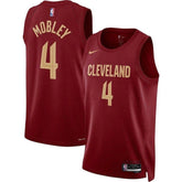 Evan Mobley Cleveland Cavaliers 22/23 NBA Jersey Wine - Icon Edition