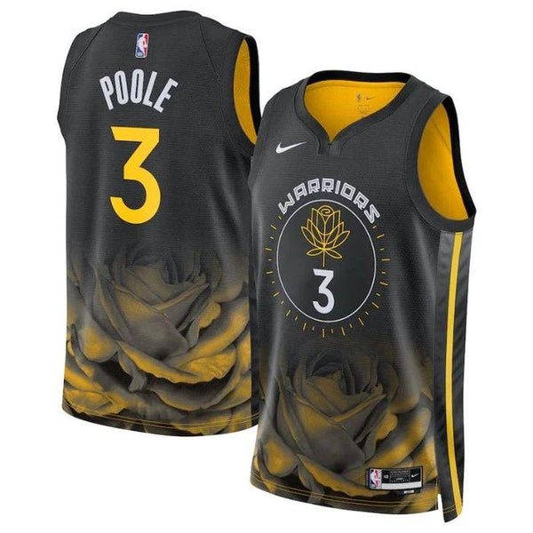 Jordan Poole Golden State Warriors Unisex 2023 NBA Jersey - City Edition - Black