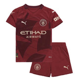 Kit infantil Manchester City Tercera equipación 24/25 