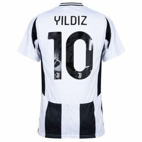 Juventus Yldiz 10 Home 2024/25 Patches UCL UEFA Foundation (Official Printing)