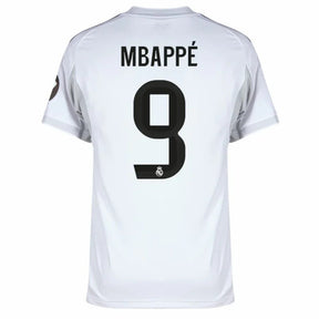Real Madrid Mbappé 9 Home Fan Jersey 2025/26 Patch Club World Cup