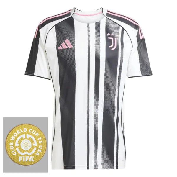 Juventus Home Fan Jersey 2025/26 Patch Club World Cup