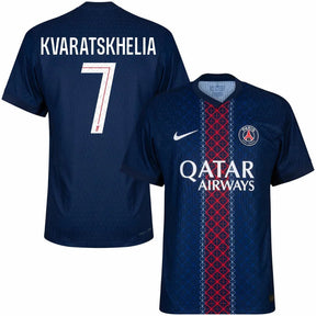 PSG Kvaratskhelia 7 Home Authentic Player 2025/26 Dri-Fit ADV Match
