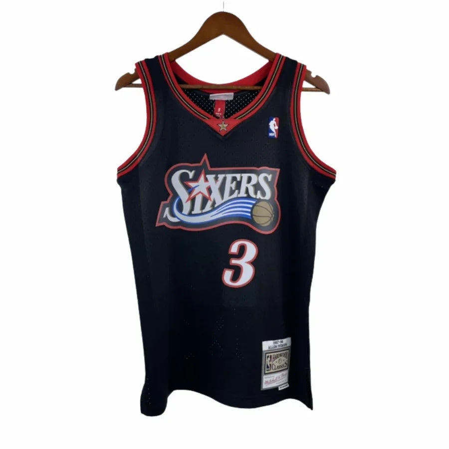 Philadelphia 76ers Allen Iverson 2000-01 Edition NBA Jersey - Black