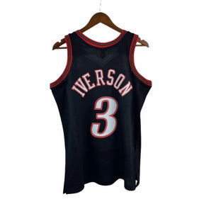 Philadelphia 76ers Allen Iverson 2000-01 Edition NBA Jersey - Black
