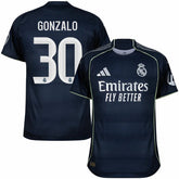 Real Madrid Gonzalo 30 Away Fan Jersey 2025/26