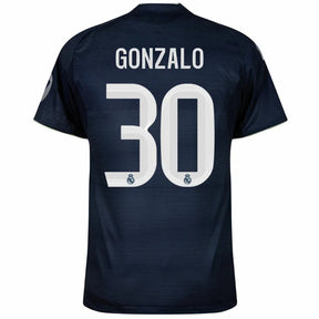 Real Madrid Gonzalo 30 Away Fan Jersey 2025/26