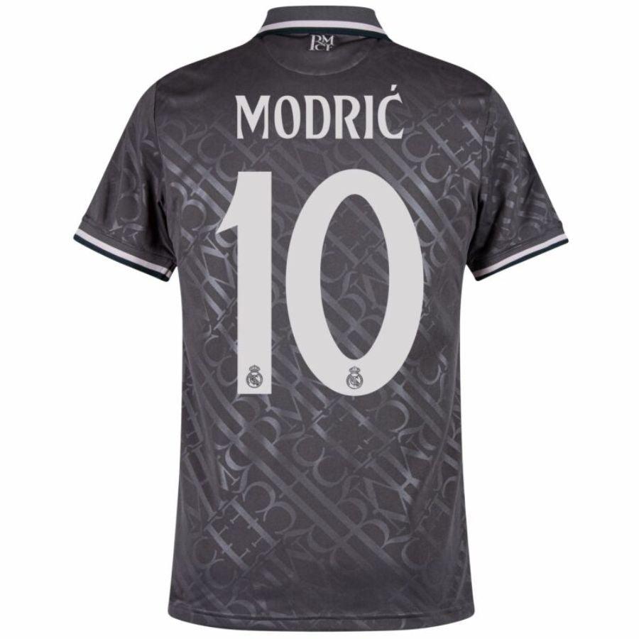 Real Madrid Third Fan Jersey 2024/25 Patches UCL UEFA Foundation (Official Printing)