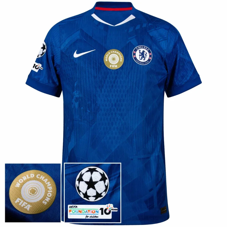 Chelsea Home Palmer 10 Authentic Player 2025/26 - Patchs Club World Cup UCL UEFA (Official Printing)