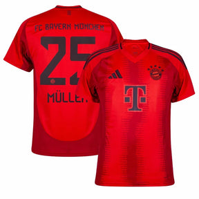 Bayern Munich MÜLLER #25 Home Fan Jersey 2024/25