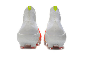 Botas de fútbol de caña alta Predator Mutator .1 FG en blanco y rojo