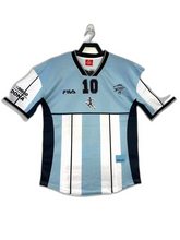 Camisa comemorativa da Argentina de 2001 Maradona - Versão retrô