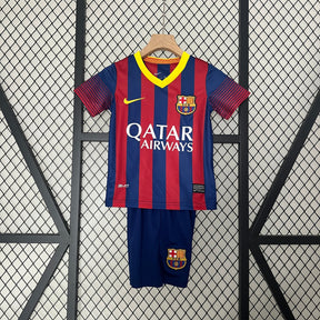 Kit infantil Barcelona local 13/14 retro 