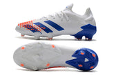 Botas de fútbol de caña alta Predator Mutator .1 FG blancas/azules